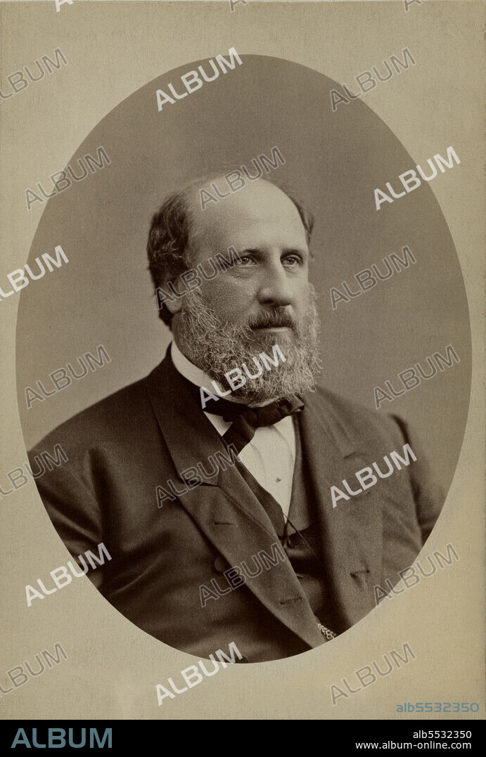 William Magear "Boss" Tweed (1823-1878), American Politician, most notably known as "Boss" of Tammany Hall, playing a major role in New York politics in the 19th Century, head and shoulders Portrait, Jeremiah Gurney, 1870.