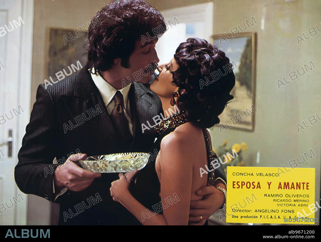 PELICULA : ESPOSA Y AMANTE , 1977. DIRECTOR : ANGELINO FONS. ACTORES : CONCHA VELASCO , RAMIRO OLIVEROS.