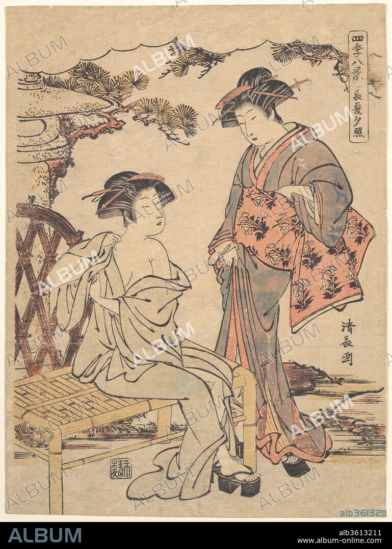 Print. Artist: Torii Kiyonaga (Japanese, 1752-1815). Culture: Japan. Dimensions: 10 1/4 x 7 5/8 in. (26 x 19.4 cm).