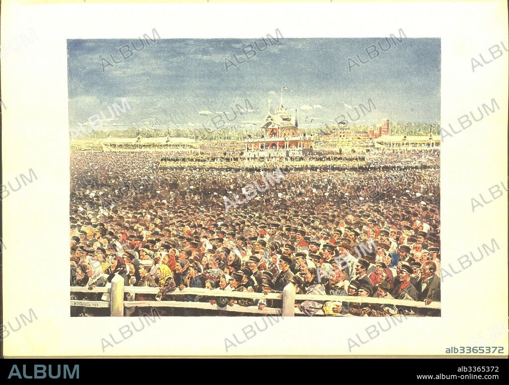 VLADIMIR YEGOROVICH MAKOVSKY. Khodynka Field on 18 May 1896.