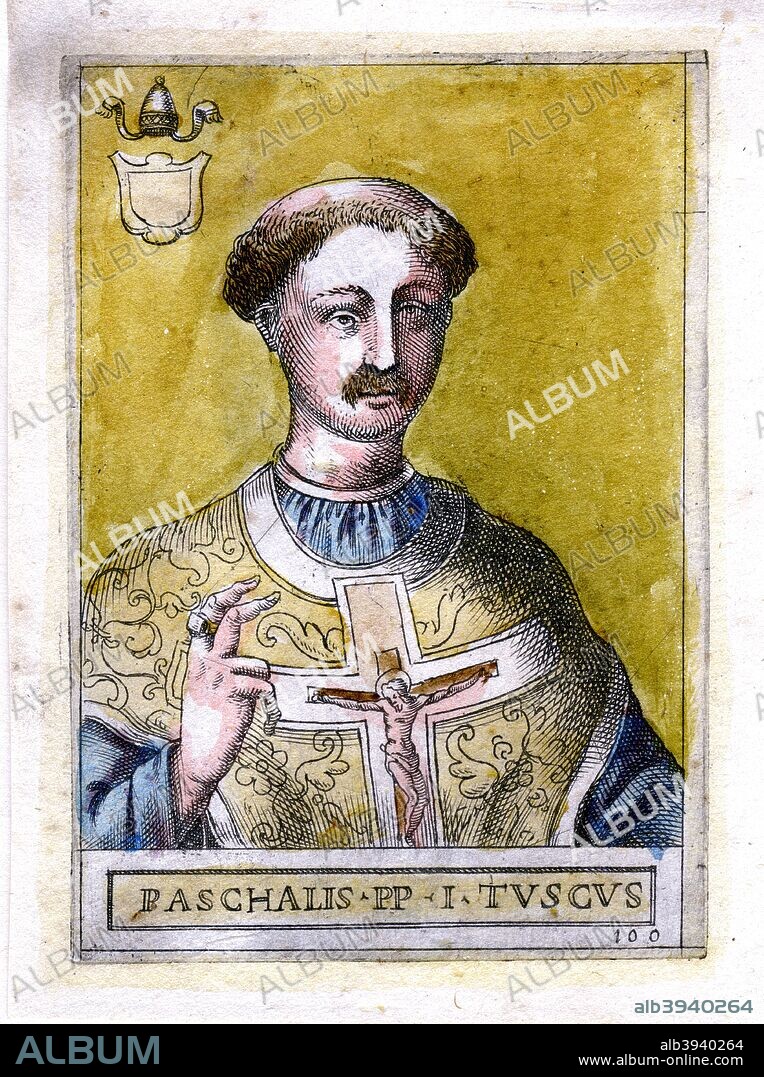 Pope Paschal I. Paschal was pope from 817 AD to his death on February 11, 824 AD.