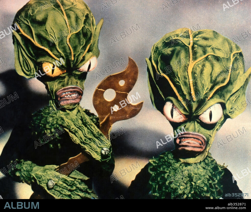 INVASION OF THE SAUCER MEN, 1957, directed by EDWARD L. CAHN. Copyright A.I.P.