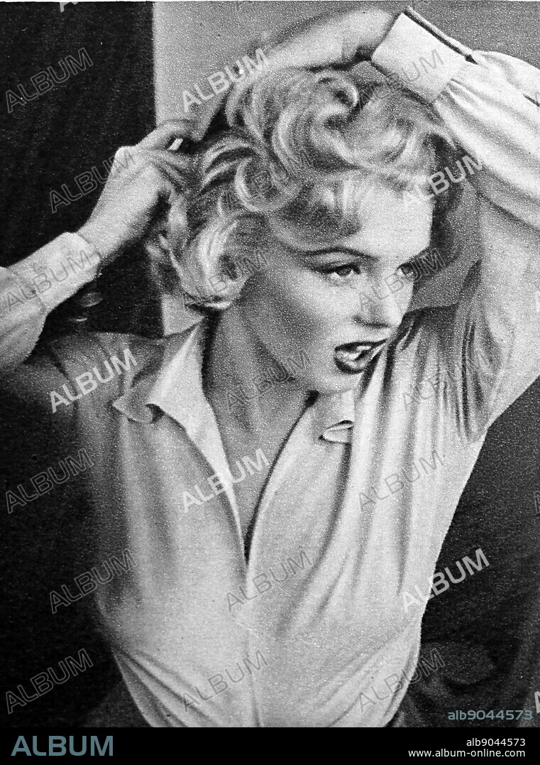 Photograph of Marilyn Monroe (1926-1962) an American actress, model, and singer.