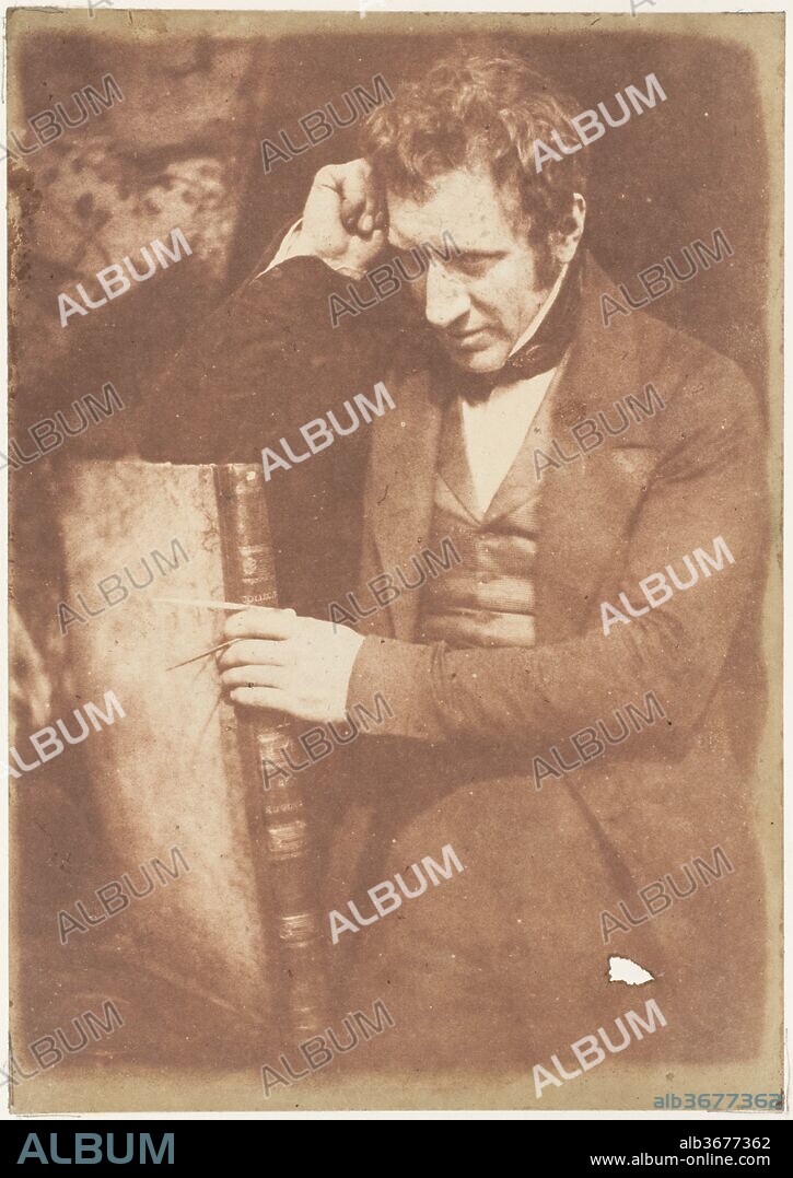 ROBERT ADAMSON (PHOTOGRAPHE) et PHOTOGRAPHE) DAVID OCTAVIUS HILL (PEINTRE. James Nasmyth (Steam Hammer). Artist: David Octavius Hill (British, Perth, Scotland 1802-1870 Edinburgh, Scotland); Robert  Adamson (British, St. Andrews, Scotland 1821-1848 St. Andrews, Scotland). Photography Studio: Hill and Adamson (British, active 1843-1848). Date: 1843-47.