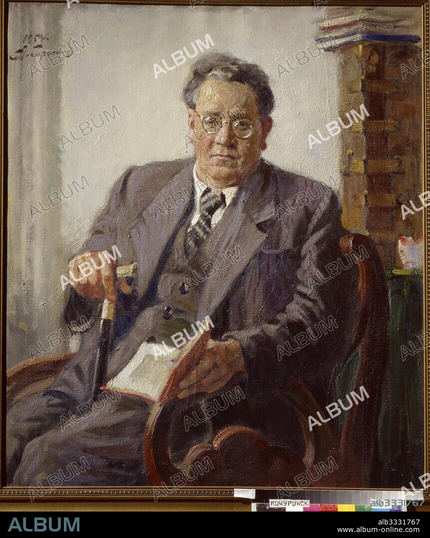 ALEXANDER MIKHAILOVICH GERASIMOV. Portrait of the Poet Samuil Marshak (1887-1964).