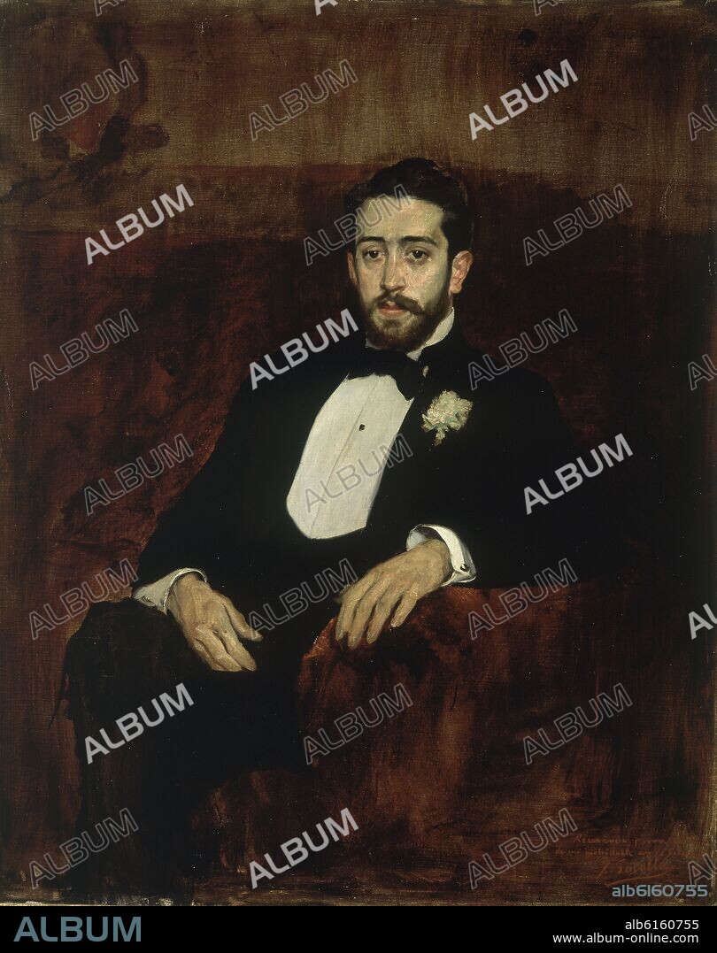 JOAQUIN SOROLLA. RETRATO DEL ABOGADO DON SILVERIO DE LA TORRE Y EGUIA - 1893.
