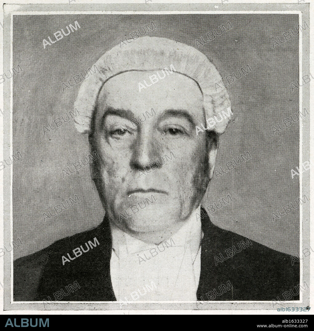 Lord Mersey. Photograph of British Lord Mersey. One of the two presidents of the official inquiries in to the sinking of the Titanic, the other being Senator Smith from the USA. The steamship was built by Harland & Wolff in Belfast Ireland during 1910 - 1911 and later sank on April 15th, 1912 after striking an iceberg off the coast of New Foundland during her maiden voyage from Southampton, England to New York, USA, with the loss of 1,522 passengers and crew. (Photo by Titanic Images/Universal Images Group).