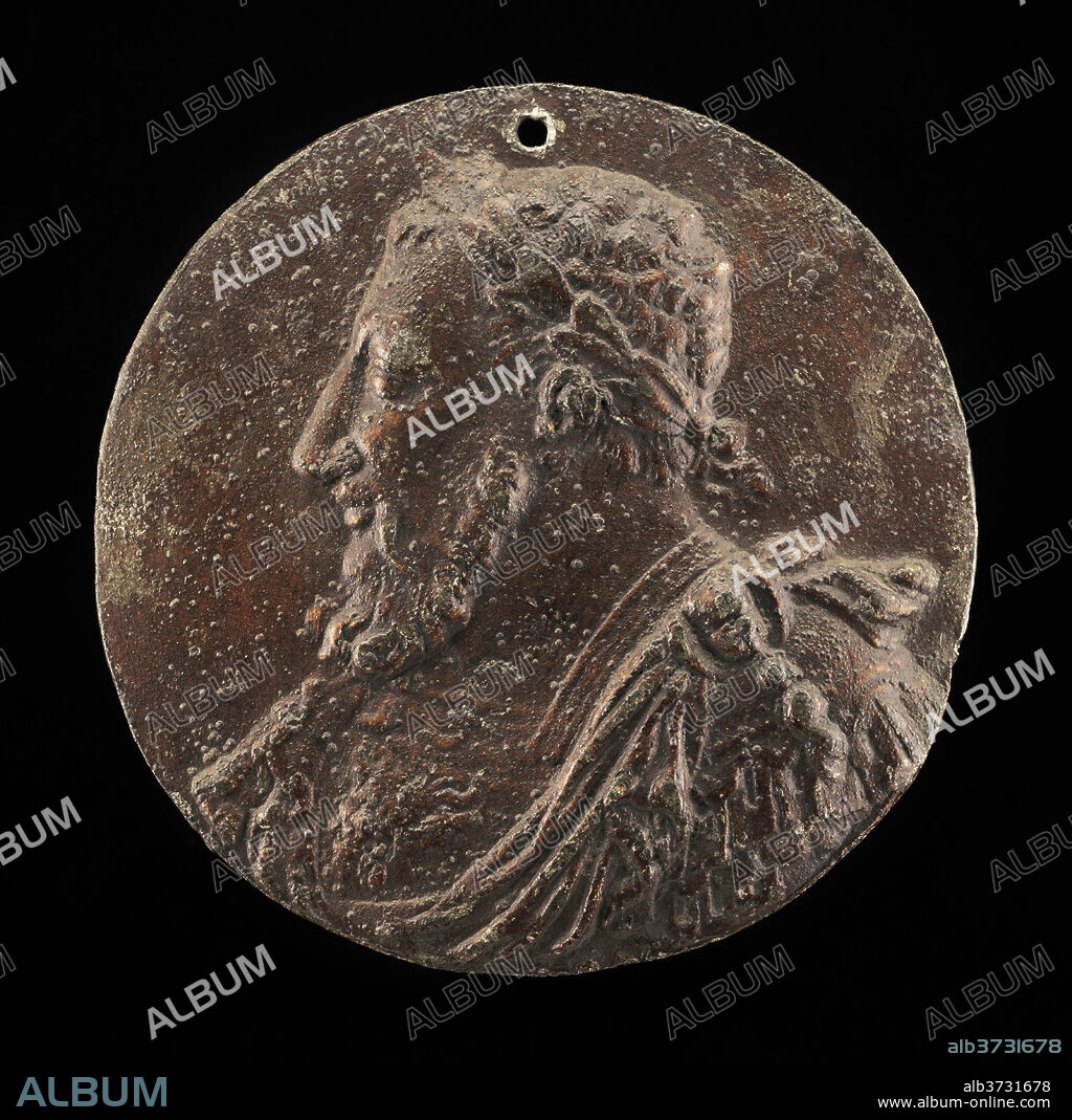 FRENCH 16TH CENTURY. François I, 1494-1547, King of France 1515 [obverse]. Dated: early 16th century. Dimensions: overall (diameter): 9.11 cm (3 9/16 in.)  gross weight: 137.18 gr (0.302 lb.)  axis: 12:00. Medium: bronzed lead.