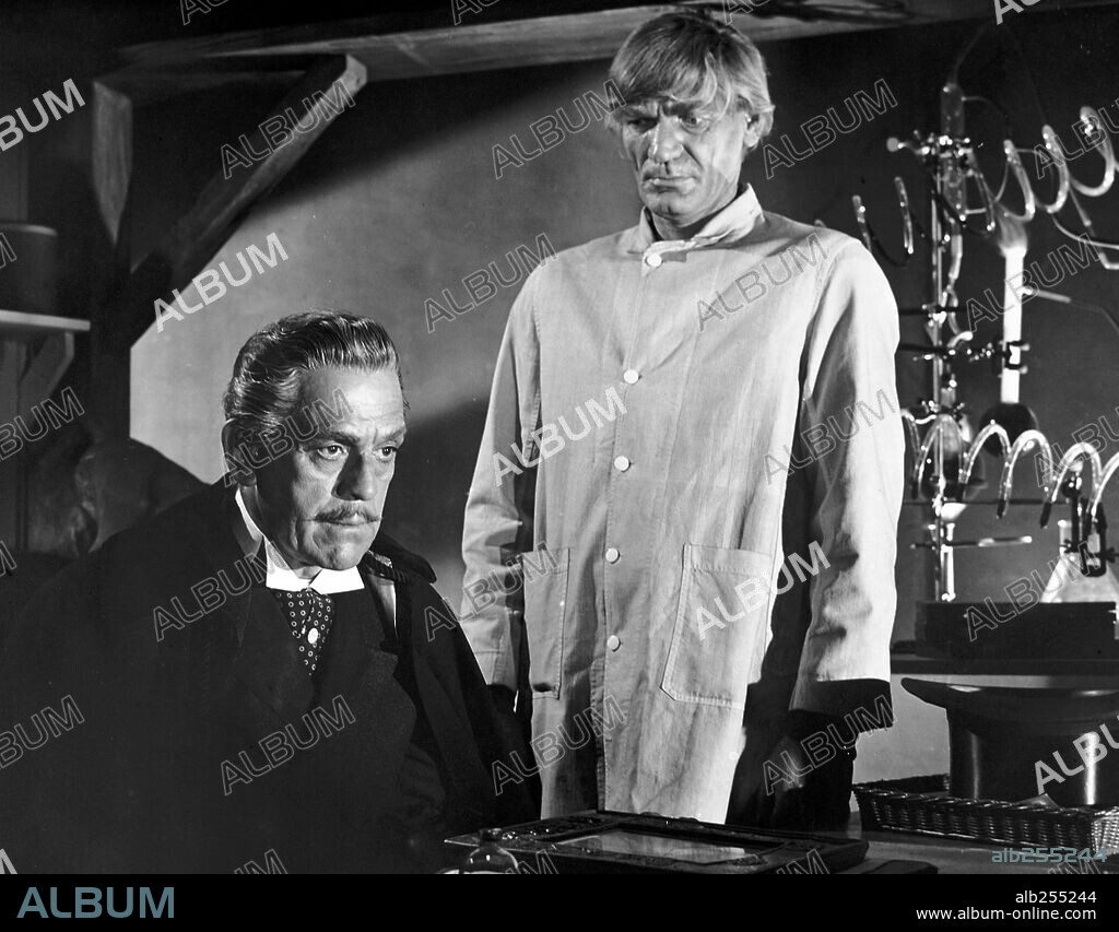 BORIS KARLOFF in ABBOTT AND COSTELLO MEET DR. JEKYLL AND MR. HYDE, 1953, directed by CHARLES LAMONT. Copyright UNIVERSAL INTERNATIONAL.