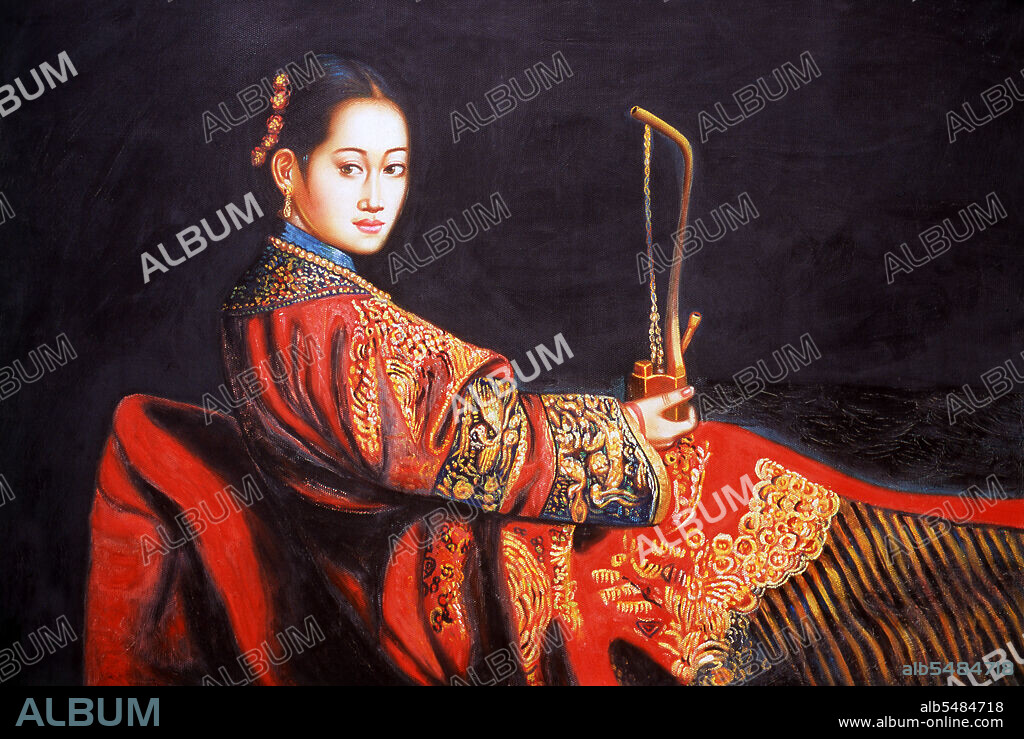 The Fragrant Concubine (Chinese: Xiangfai; Uyghur: Iparxan, Khoja Iparhan) is a figure in Chinese legend who was taken as a consort by the Qianlong Emperor during the 18th century. Although the stories about her are believed to be mythical, they may have been based on an actual concubine from western China who entered the harem of the emperor in 1760 and who carried the court title of Rong Fei. Some suggest, however, that Imperial Consort Rong (whose original name may have been Maimur Azum) and Imperial Consort Xiang were different women. Han Chinese and Uyghur tellings of the legend of the Fragrant Concubine diverge greatly, and her experience represents a powerful symbol for both peoples. The story became greatly popular during the early 20th century and has since been adapted into several plays, films, and books.