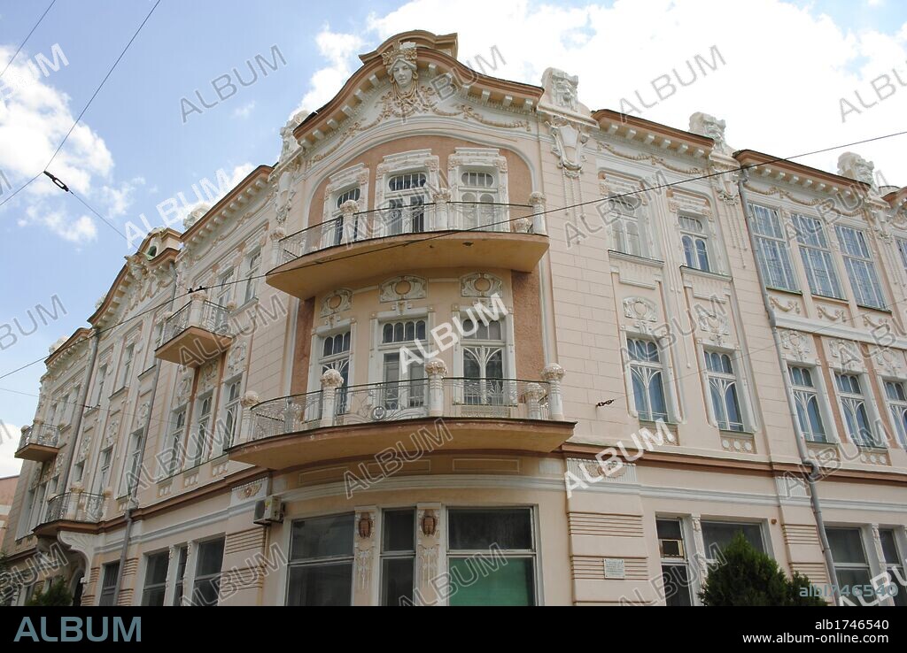 Ukraine. Autonomous Republic of Crimea. Yevpatoria. Beau Rivage Hotel. 1915-1916. Exterior.