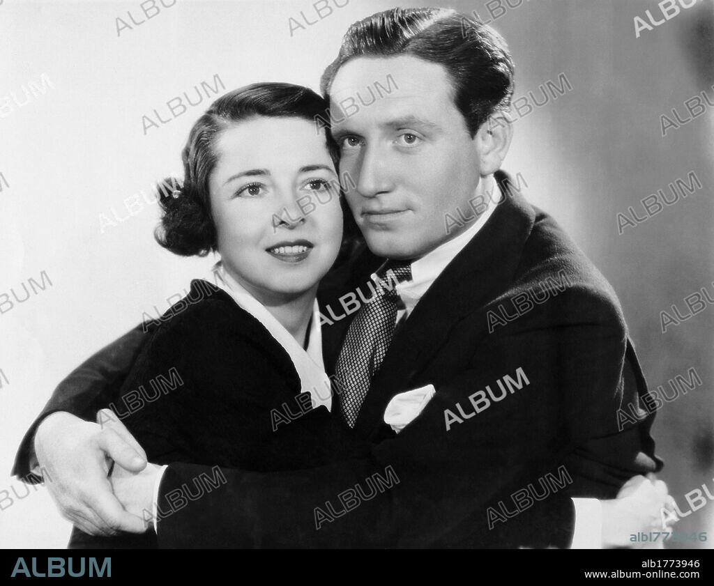 COLLEEN MOORE and TRACY SPENCER. COLLEEN MOORE and SPENCER TRACY in THE POWER AND THE GLORY, 1933. Copyright FOX FILMS.