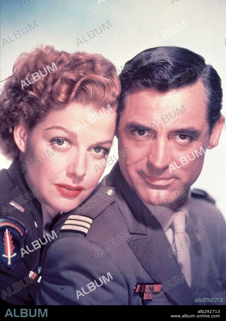 ANN SHERIDAN and CARY GRANT in I WAS A MALE WAR BRIDE, 1949, directed by HOWARD HAWKS. Copyright 20TH CENTURY FOX.