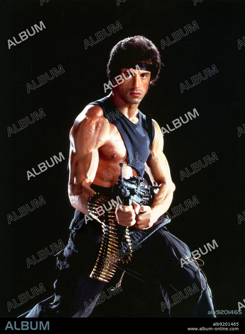 SYLVESTER STALLONE in FIRST BLOOD, 1982, directed by TED KOTCHEFF. Copyright CAROLCO.