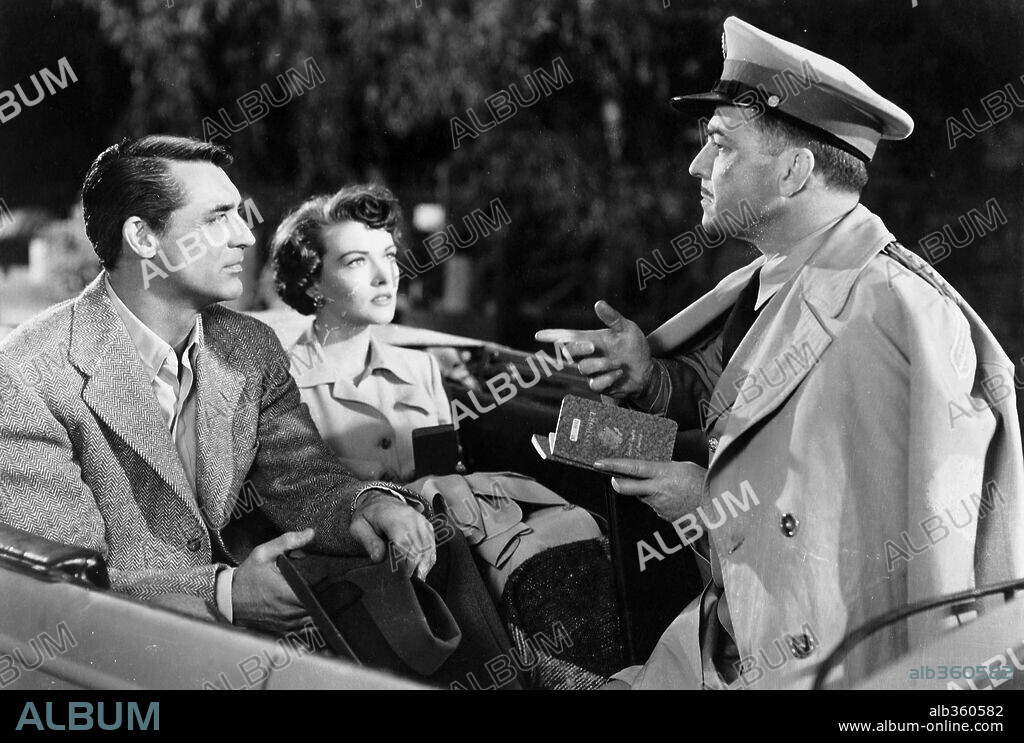 CARY GRANT und PAULA RAYMOND in CRISIS, 1950, unter der Regie von RICHARD BROOKS. Copyright M.G.M.