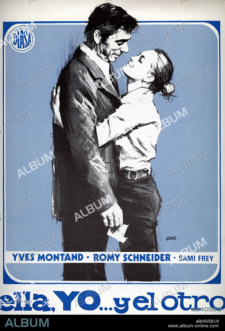 Poster of CÉSAR AND ROSALIE, 1972 (CESAR ET ROSALIE), directed by CLAUDE SAUTET. Copyright FILDEBROC/UPS/MEGA/ORION/PARAMOUNT.