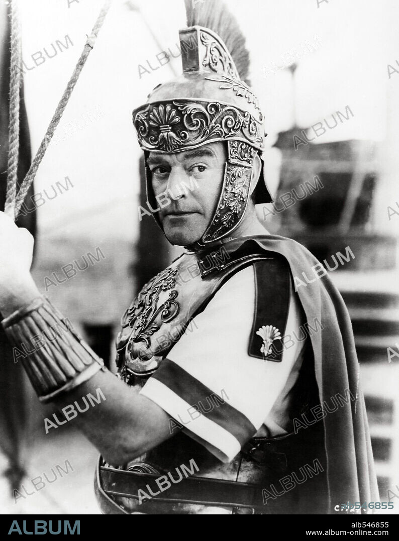 JACK HAWKINS en BEN-HUR, 1959, dirigida por WILLIAM WYLER. Copyright M.G.M.