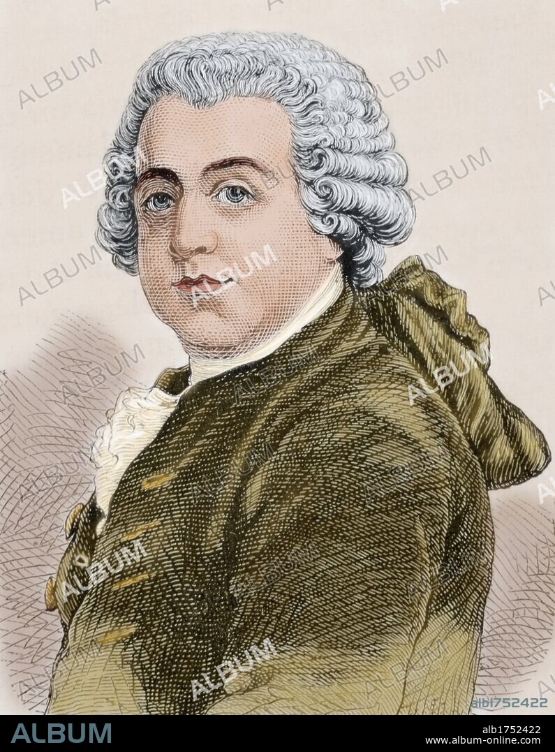 John Adams (1735-1826). American Founding Father, lawyer, statesman, diplomat and political theorist. He was the second President of the United States (1797Ð1801). Colored engraving.