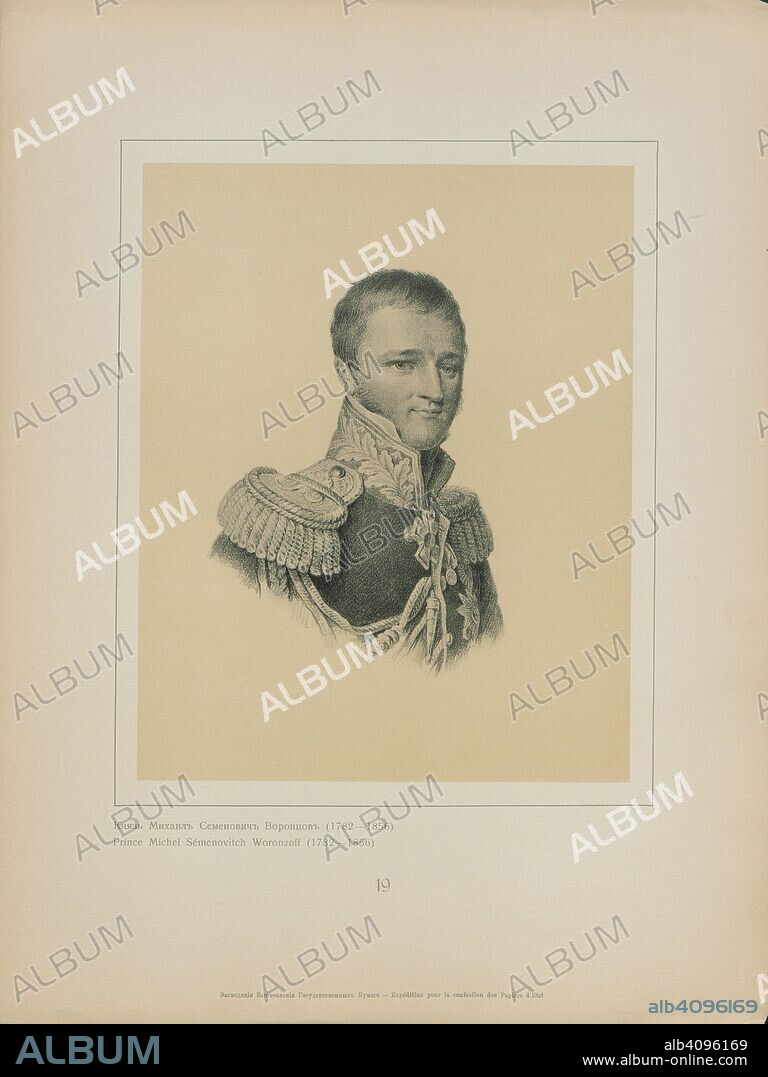 LOUIS DE SAINT-AUBIN. Prince Mikhail Semyonovich Vorontsov (1782-1856).
