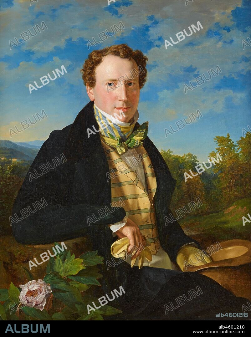 FERDINAND GEORG WALDMüLLER. Self-Portrait.