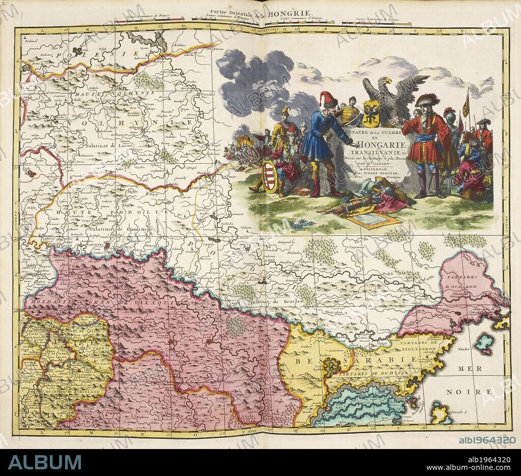 N SANSON. Map of Hongarie. A map of central Europe centred on Hungary. Drawn in 1700. Atlas Nouveau aÌ€ lâ€™usage de MonseÌigneur le Duc de Bourgoyne. France. Atlas Nouveau aÌ€ lâ€™usage de MonseÌigneur le Duc de Bourgoyne, contenant les Cartes GeÌographiques de toutes les Parties du Monde ... Par le Sieur Sanson. Source: Maps 39.f.14 map213. Language: French.