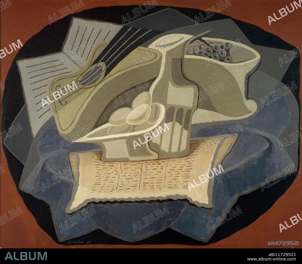 La Tapis bleu, 1925, Juan Gris (1887-1927), Centre Pompidou Málaga.