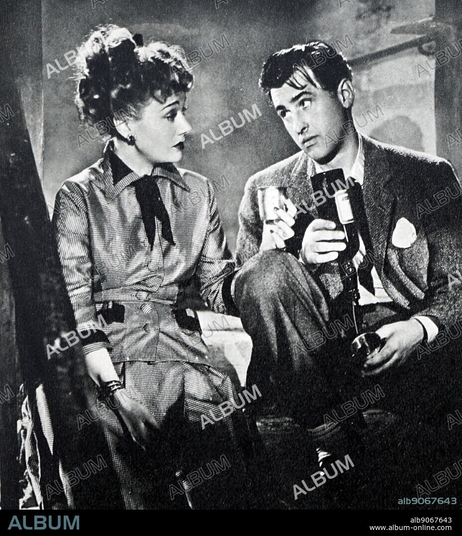 Film still from 'Woman Hater' starring Stewart Granger, Edwige Feuillere, Jeanne de Casalis, and Irene Handl.