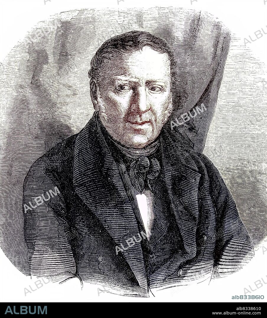 Jacques-Charles Dupont de l'Eure, 1767 - 1855, a French lawyer and statesman / Jacques-Charles Dupont de l'Eure, 1767 - 1855, ein franzsischer Jurist und Staatsmann, historisch, C:CC5historical, digital improved reproduction of an original from the 19th century / digitale Reproduktion einer Originalvorlage aus dem 19. Jahrhundert, Originaldatum nicht bekannt.