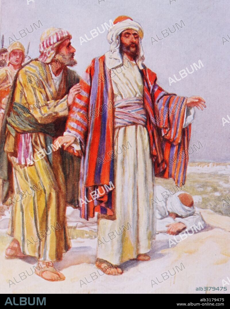 Painting depicting Saul being struck blind on the road to Damascus.