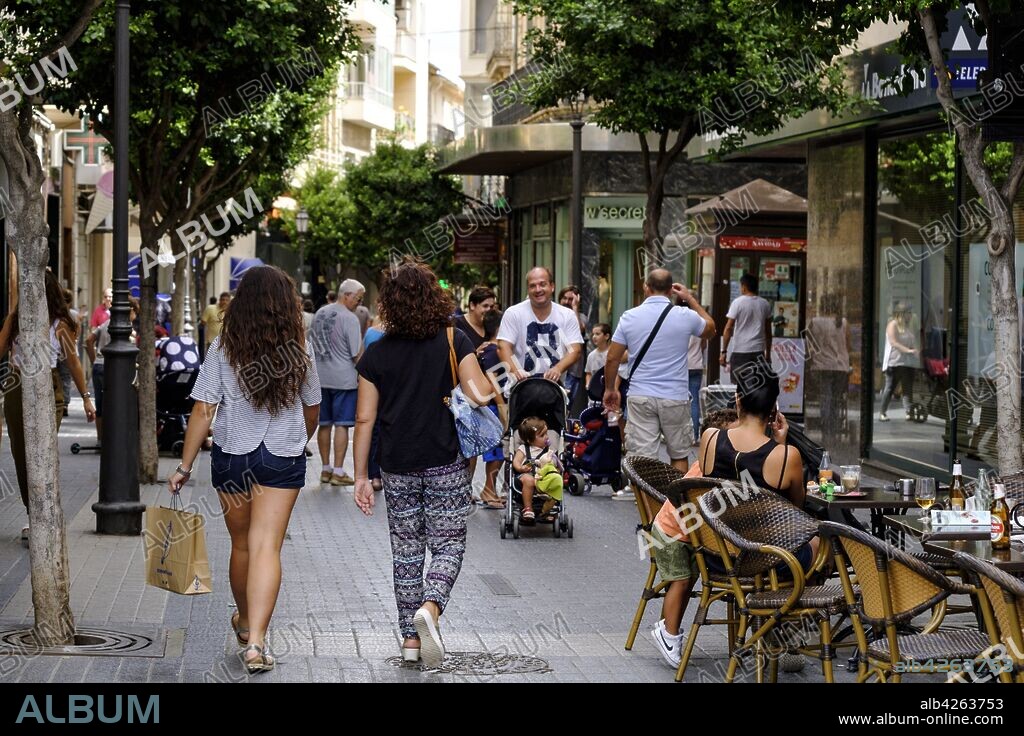 calle del Comercio, Inca, Mallorca, balearic islands, spain, europe.