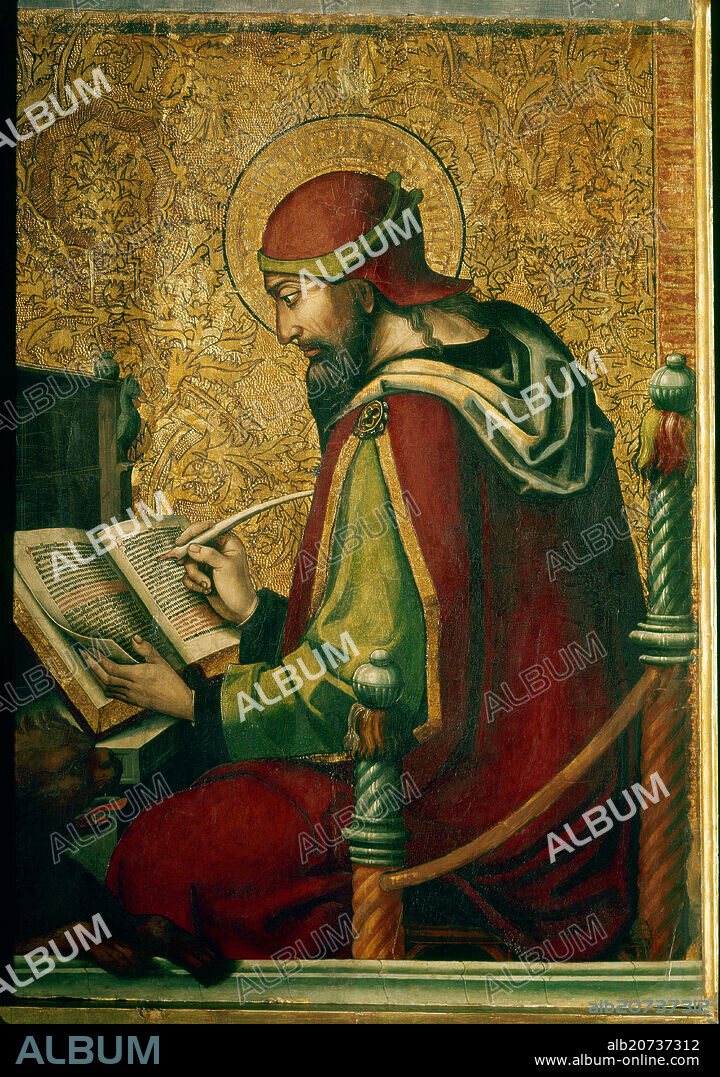 MAESTRO DEL PORTILLO. TABLA DE SAN MARCOS - SIGLO XVI.