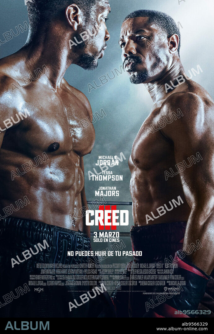Affiche de CREED III, 2023, réalisé par MICHAEL B. JORDAN. Copyright Metro-Goldwyn-Mayer (MGM).