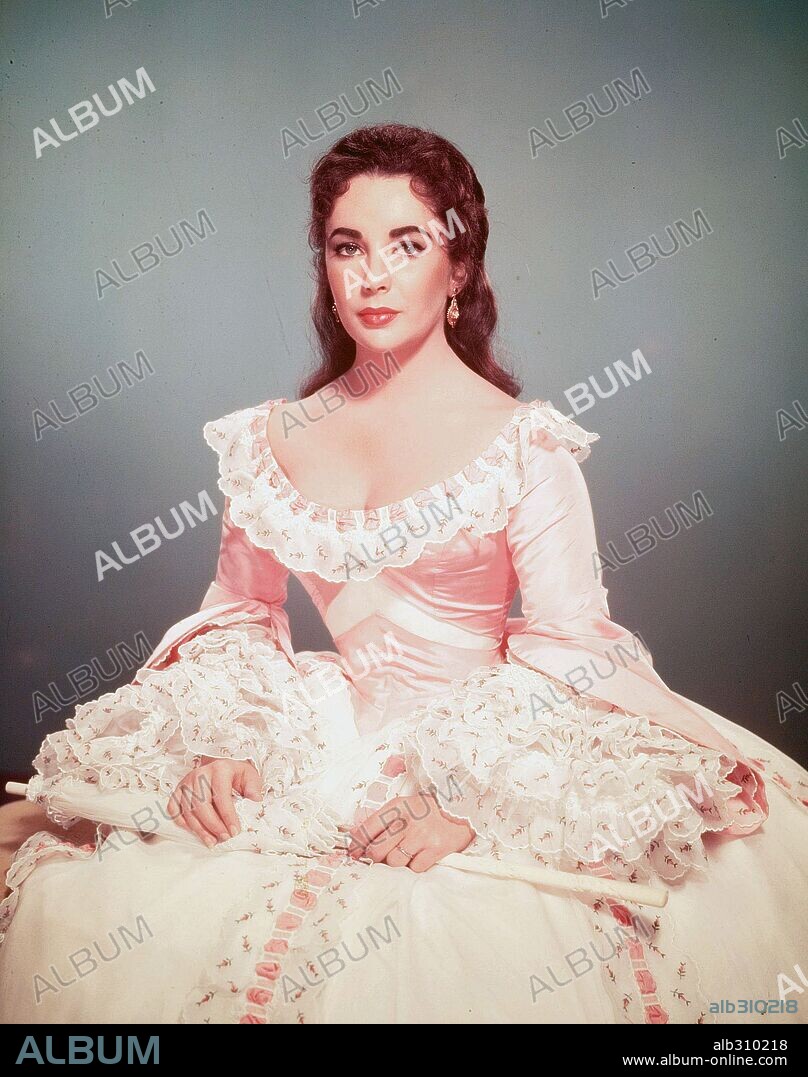 ELIZABETH TAYLOR en EL ÁRBOL DE LA VIDA, 1957 (RAINTREE COUNTY), dirigida por EDWARD DMYTRYK. Copyright M.G.M.