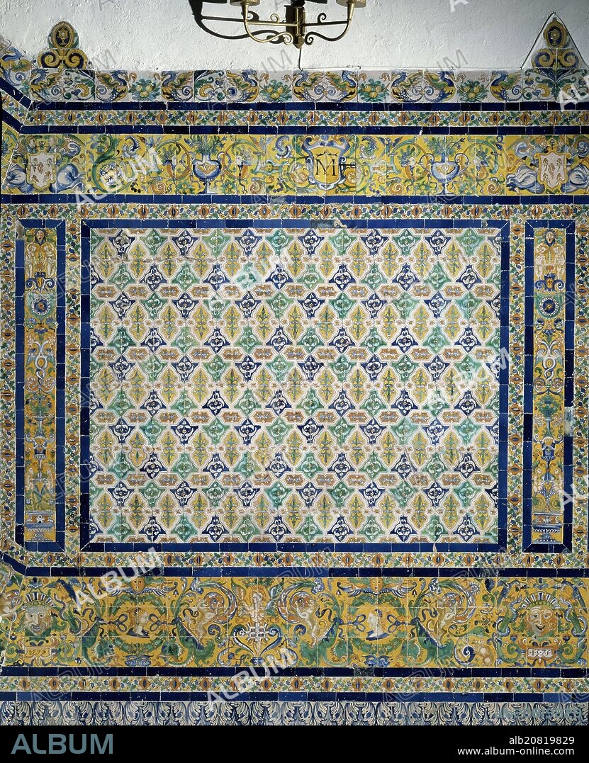 GARCIA ALONSO. ZOCALO DE LA CAPILLA MAYOR DE LA IGLESIA DEL CONVENTO DE SANTA CLARA - ESTILO PISANO - 1575.