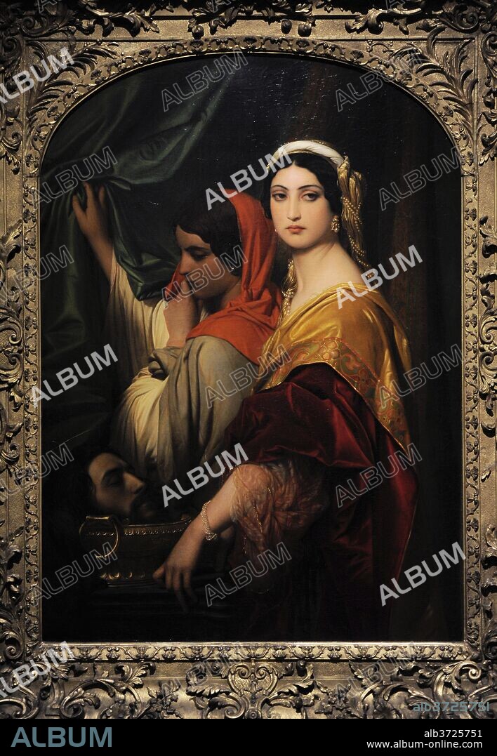 Paul Hippolyte Delaroche (1797-1856). French painter. Herodias with the Head of John the Baptist, 1843. Wallraf-Richartz Museum. Cologne. Germany.