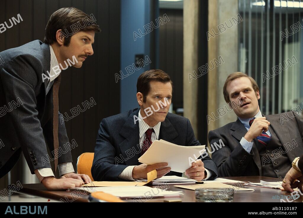 ADAM SCOTT, DAVID HARBOUR and KEVIN BACON in BLACK MASS, 2015, directed by SCOTT COOPER. Copyright CROSS CREEK PICTURES / FOLGER, CLAIRE.