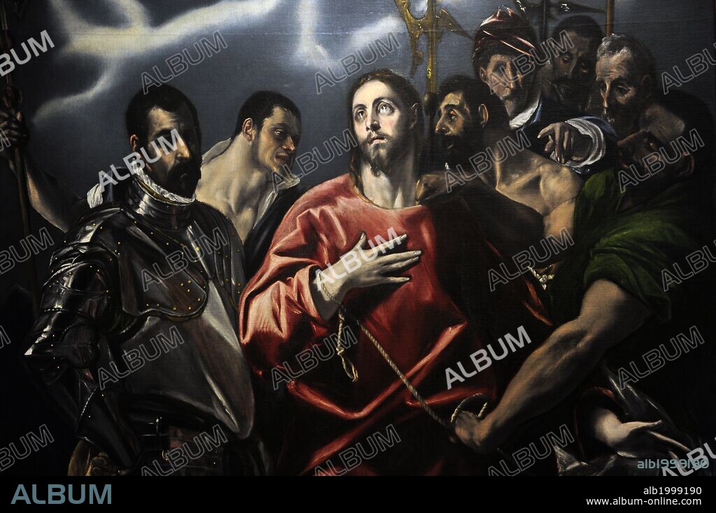 El Greco (1541-1614). Cretan painter. The Disrobing of Christ (El Expolio), 1580-1600. Detail. Museum of Fine Arts. Budapest. Hungary.