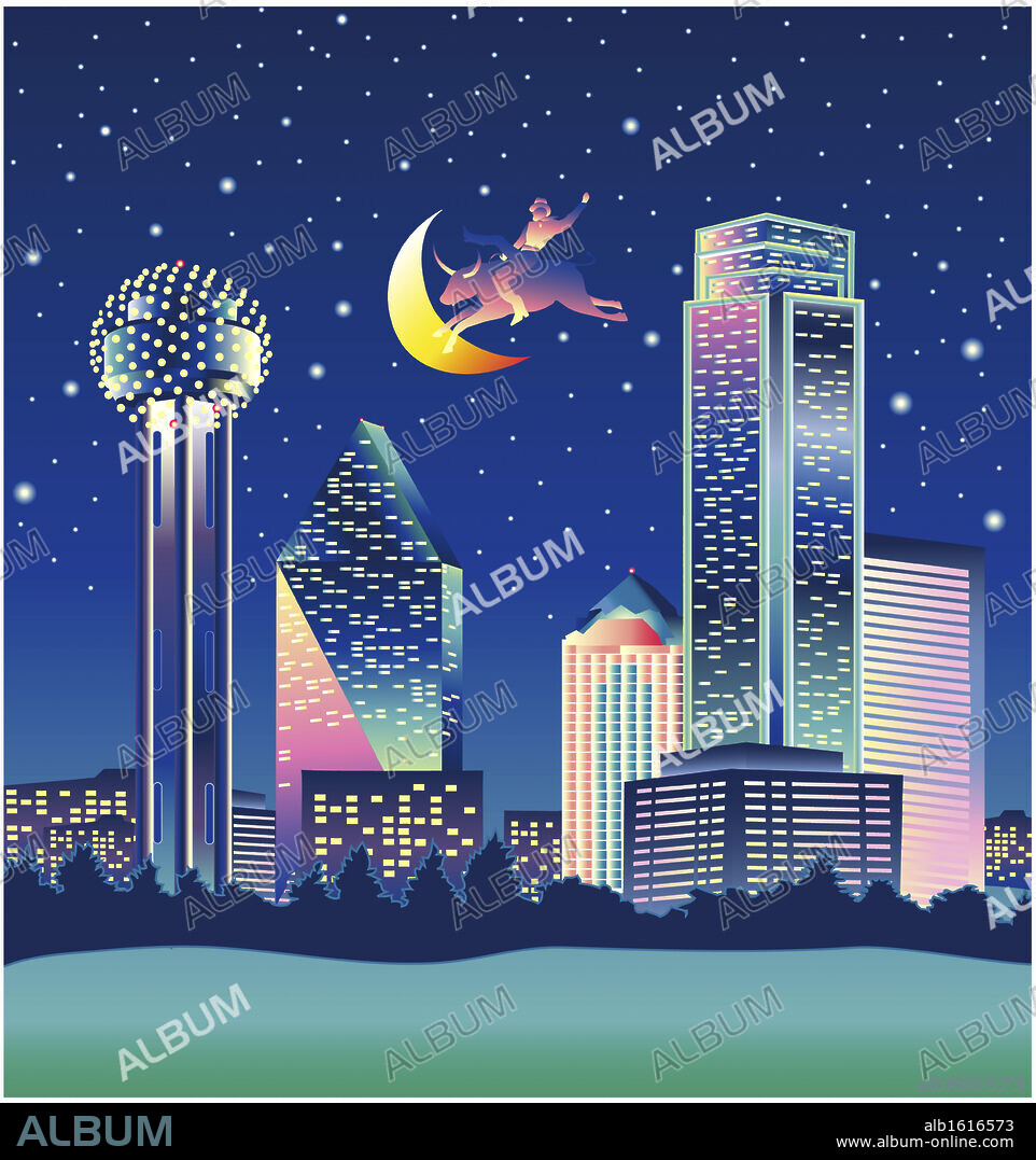 Dallas    2003  Linda Braucht (20th C. American)  Computer graphics.