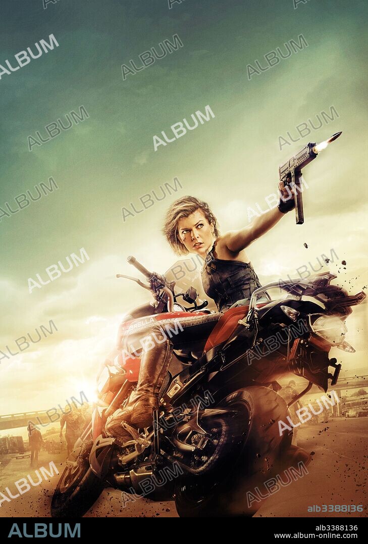 MILLA JOVOVICH en RESIDENT EVIL: EL CAPITULO FINAL, 2016 (RESIDENT EVIL: THE FINAL CHAPTER), dirigida por PAUL W. S. ANDERSON. Copyright CAPCOM/CONTANTIN/DAVIS-FILMS/DON CARMODY/IMPACT PICT/SCREEN.