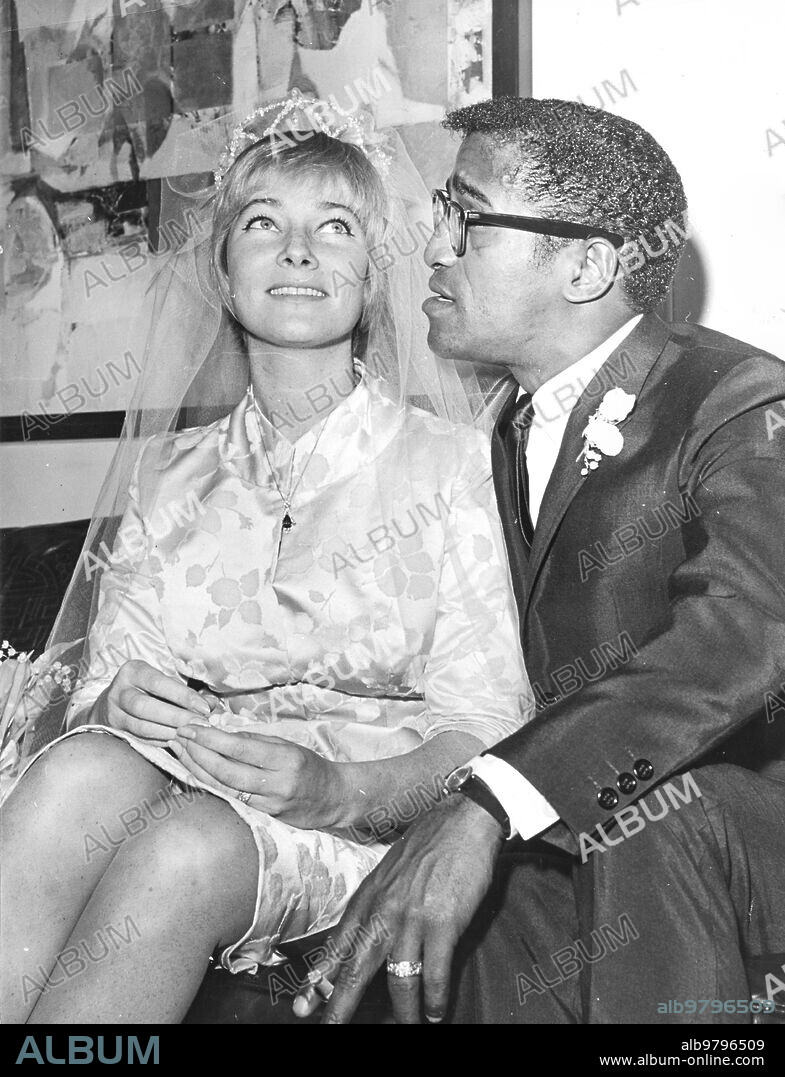May britt, sammy davis jr, wedding 1960.