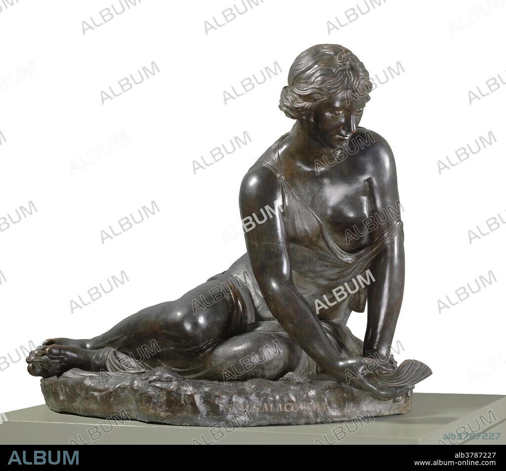 Matteo Bonuccelli / 'Venus de la concha o Ninfa'. Hacia 1652. Bronce, 61 x 60 cm.
