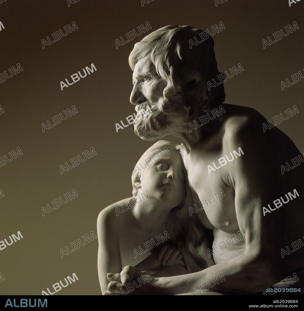 MIQUEL BLAY I FÀBREGAS. Los primeros fríos, 1891-1892. Museo Nacional de arte de Cataluña (MNAC), Barcelona. Miquel Blay.