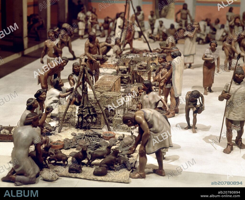 MAQUETA DEL MERCADO DE TLATELOLCO.