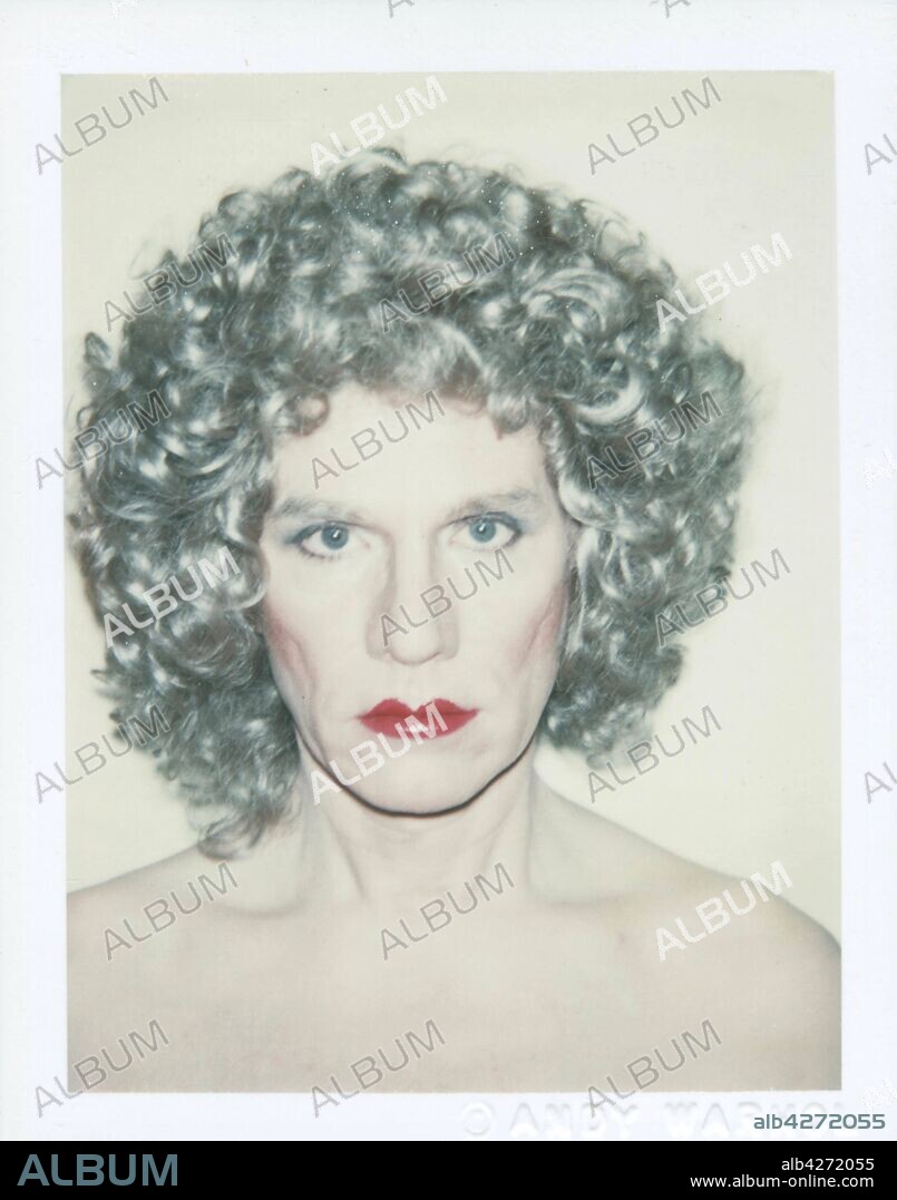 ANDY WARHOL. Self-Portrait in Drag.
