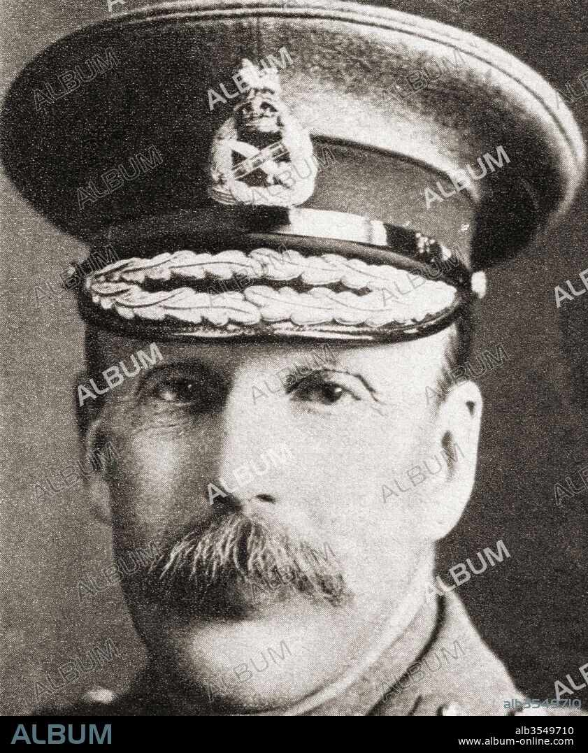 Lieutenant General Sir Frederick Stanley Maude, 1864 –1917. British commander, most famous for his efforts in Mesopotamia during World War I. From The Pageant of the Century, published 1934.