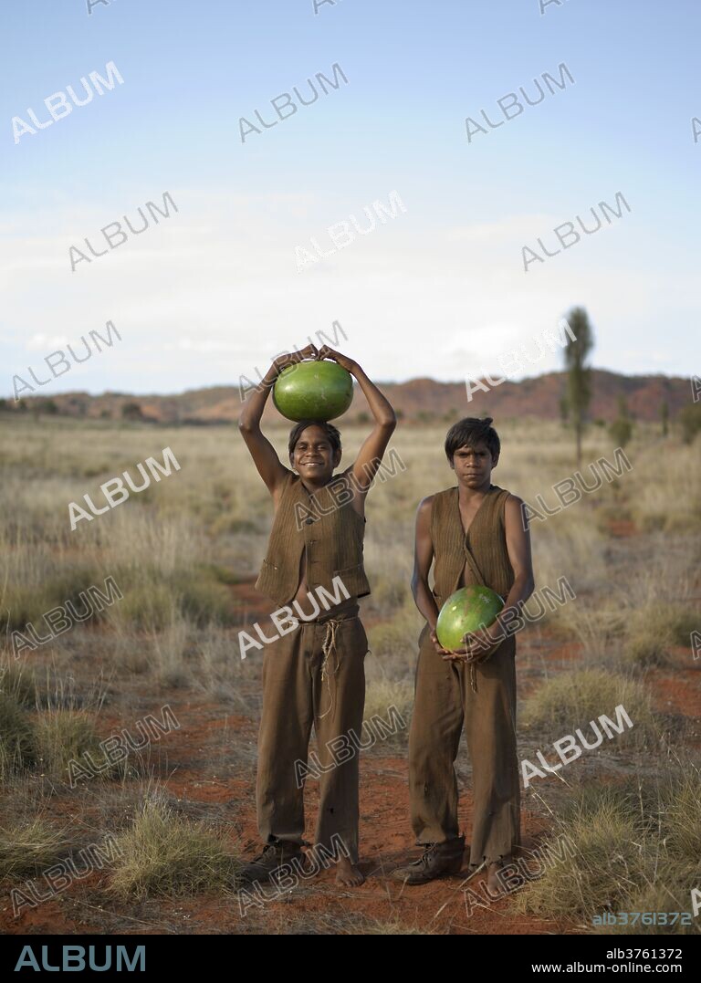 TREMAYNE DOOLAN and TREVON DOOLAN in SWEET COUNTRY, 2017, directed by WARWICK THORNTON. Copyright BUNYA PRODUCTIONS.