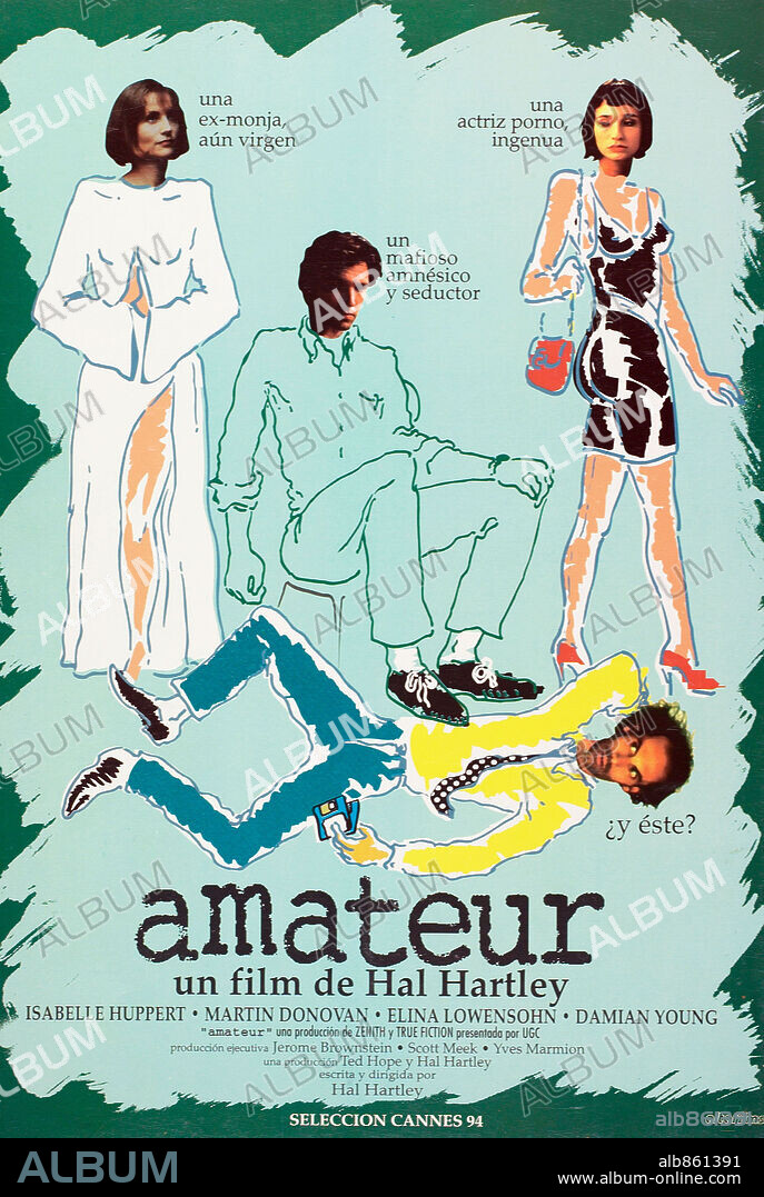 Poster of AMATEUR, 1994, directed by HAL HARTLEY.