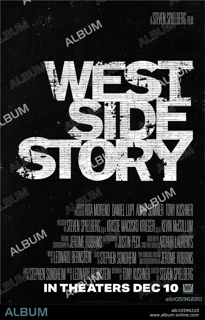 Poster of WEST SIDE STORY, 2021, directed by STEVEN SPIELBERG. Copyright Amblin Entertainment / 20th Century Studios.