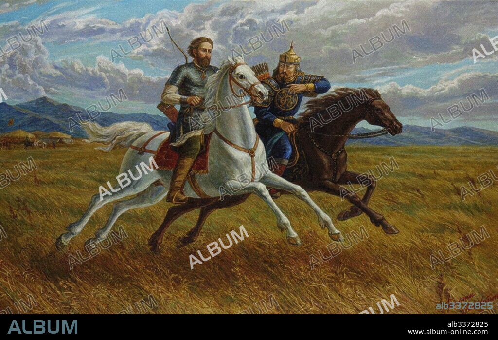 PHILIPP MOSKVITIN. Alexander Nevsky and Sartaq Khan.