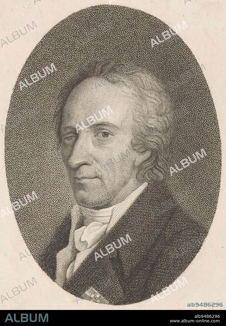 Portrait of Johann Elert Bode, Friedrich Wilhelm Bollinger, Johann Friedrich Bolt (rejected attribution), after Franz Gareis, 1787 - 1825, print maker: Friedrich Wilhelm Bollinger, print maker: Johann Friedrich Bolt, (rejected attribution), after: Franz Gareis, Berlin, 1787 - 1825, paper, h 198 mm - w 125 mm.